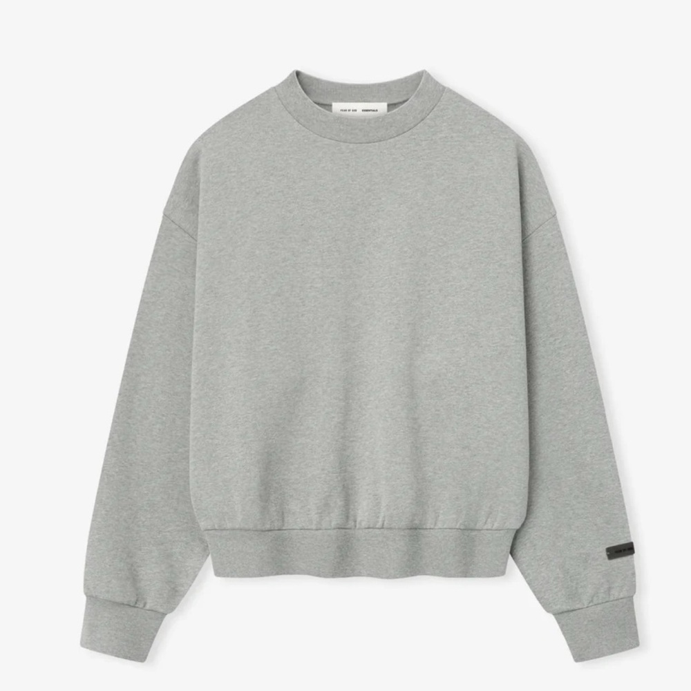 Fear of God Gray Classic Fleece Crewneck